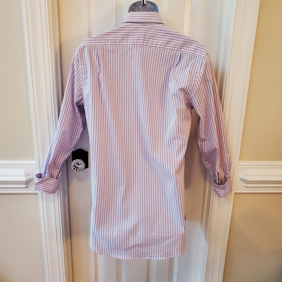 Crown & Ivy Men's Striped Button-Down Shirt - Picture 2 of 13